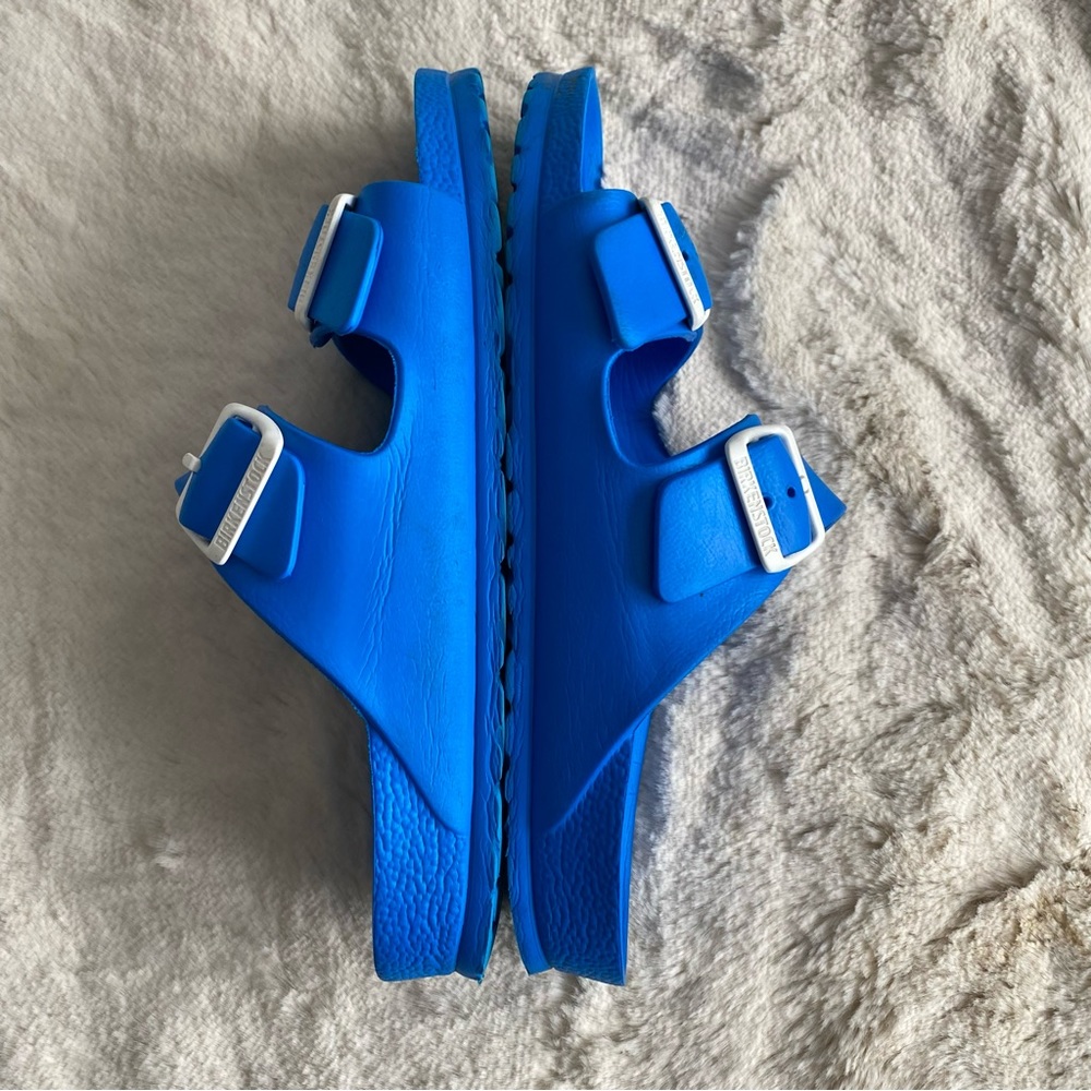 Birkenstock Arizona Essentials Eva Scuba Blue Sz 9.5 - Picture 5 of 7